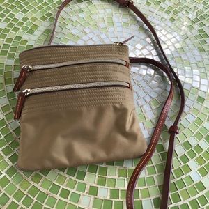 Dooney & Bourke summer sand nylon crossbody